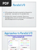 Parallel I/O