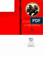 Marx y Engels. Manifisto Comunista