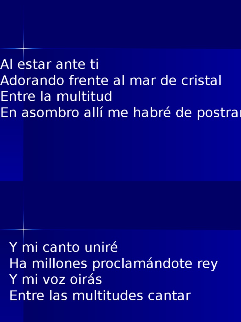 Al Estar Ante Ti scribd