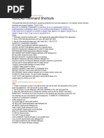 Basic Cad Commands