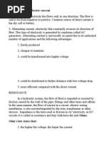 LEC#2Classifications of Electric Current