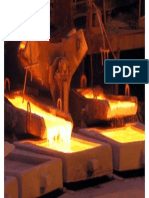 Anode Casting at Chiquicamata Copper Smelter in Chile