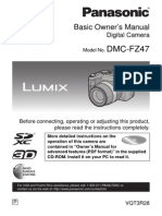 Manual Da DMCFZ47 Lumix Panasonic