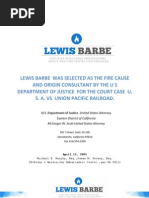Lewis Barbe US Attorney Fire Case