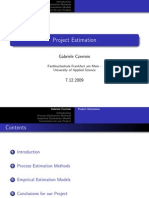 Presentgfhfghation Project Estimation