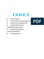Cover Page Index