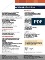 2015 Rate Schedule - South Korea: HIGH-R타6