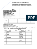 Ripe School Inspection Report