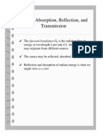 Surface Absorption, Reflection, and Transmission: Per Unit D