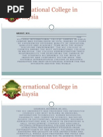 International College in Malaysia