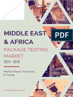 Middle East And Africa Package Testing Market By Primary Packaging Material, Packaging Services, Countries And Vendors - Forecasts, Trends And Shares (2014- 2019)