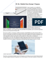 Xiaomi Mi cuatro LTE 4G, Modelo Para Europa Y Espana
