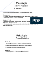 A1.4 - PSICOLOGIA - Evoluçao Histórica. Nçs. Psican.