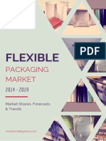 Global Flexible Packaging Market by Packaging Materials, Food Products,End User Industry, Geography and Vendors - Forecasts, Trends and Shares (2014- 2019)
