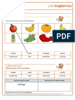 Yourturn Fruit Worksheet PDF