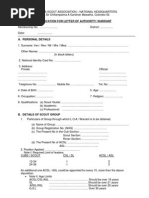 Warrant Application