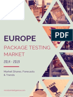 Europe Package Testing Market By Primary Packaging Material, Packaging Services, Countries And Vendors - Forecasts, Trends And Shares (2014- 2019)