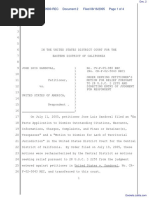 Sandoval v. USA - Document No. 2