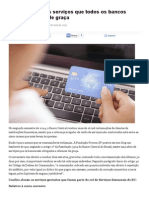 Serviços Que Os Bancos Devem Oferecer de Graça PDF