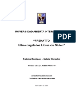 Proyecto Utracongelados Libres de Gluten