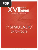 Original Simulado Oabxvii