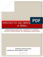 Proyecto de Importar Un Producto Del Exterior