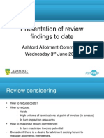 Alotment Review Findings - 03 06 15