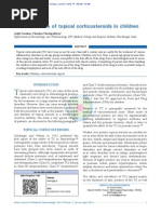 Use and Abuse of Topical Corticosteroids in Children: Cme Article