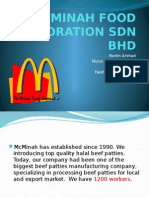 Mcminah Food Corporation SDN BHD