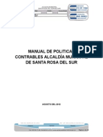 Manual políticas contables Alcaldía Santa Rosa