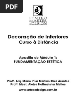 APOSTILA MODULO 1 - Decoracao de Interiores