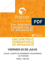 Encuentro Formativo de Brigadas 2015 PDF