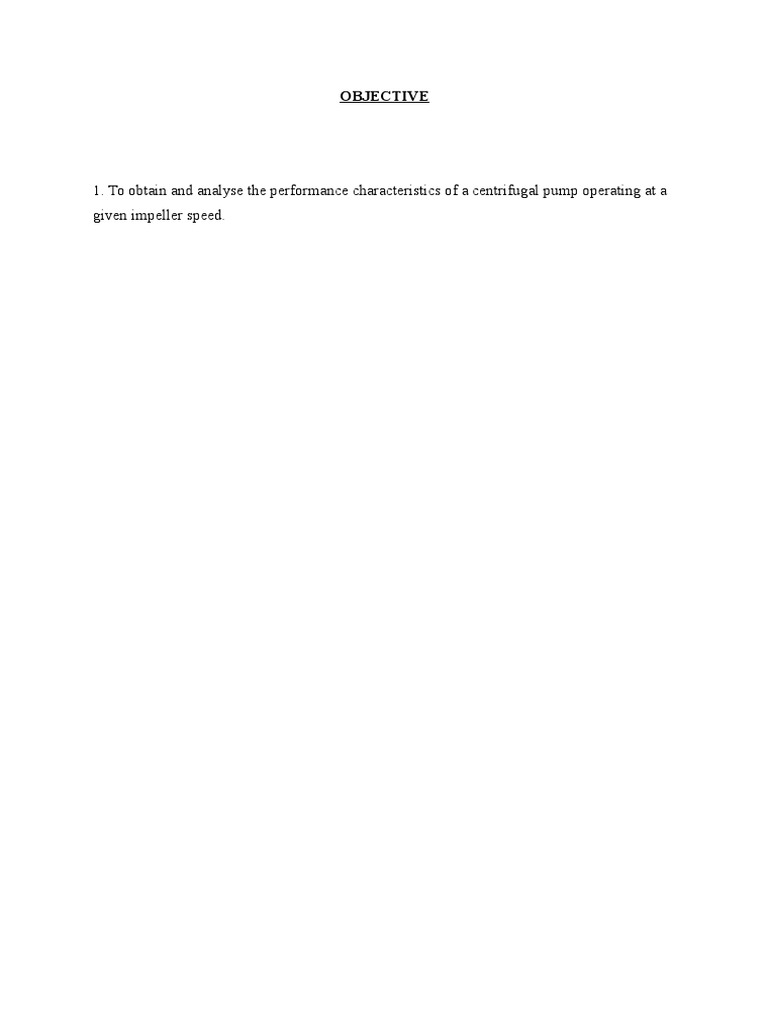 Centrifugal Pump Performance Analysis | PDF | Pump | Hydraulic Engineering