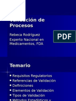 Bpm Validacion Procesos FDA