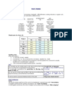 Past Tense: Form