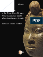 Montoya, Fernando - Introduccion a La Filosofia Africana