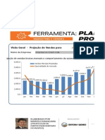 Planilha de Projeção de Vendas 