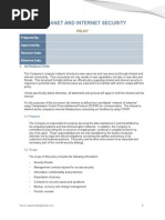 Intranet and Internet Security Policy - Sample 2