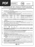 Prova 13 - Professor de Língua Portuguesa