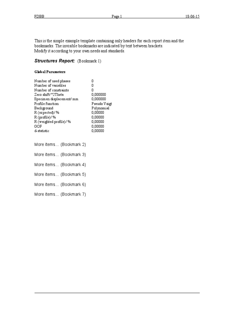 Simple Report Template for Data Analysis | PDF | Computers