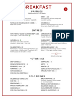 Café Salsera Menu