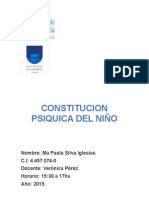 Trabajo Final Constitucion Psiquica Del Niño.