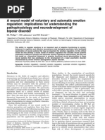 #1. a Neural Model of Voluntary and Automatic Emotion Regulation Implications for Understanding the Neurodevelopment of Bipolar Disorder