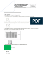 Evaluacion Final Grado 8o Matematicas