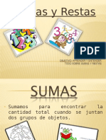 Sumas y Restas