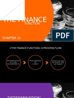Managing the Finance Function: A Process Flow and Determining Fund Requirements