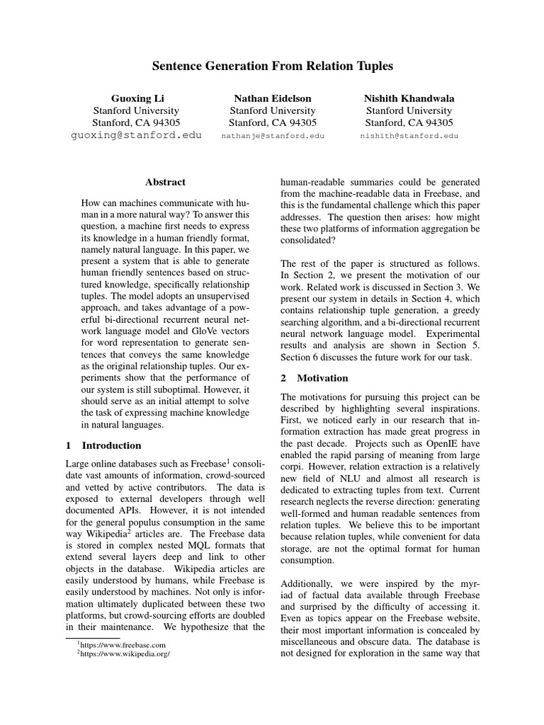 AI Sentence Generation Model | PDF | Parsing | Cognitive Science