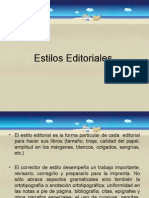 Estilos Editoriales