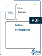 Aula - 001 - Introdução Ao Curso