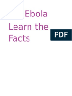 Ebola Learn The Facts